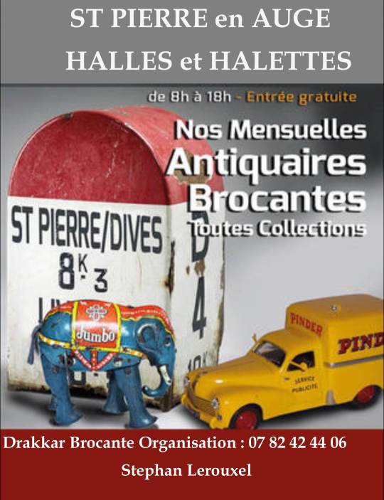 Saint-pierre-sur-dives - Marché mensuel d'antiquités-brocante de st pierre en auge(14)