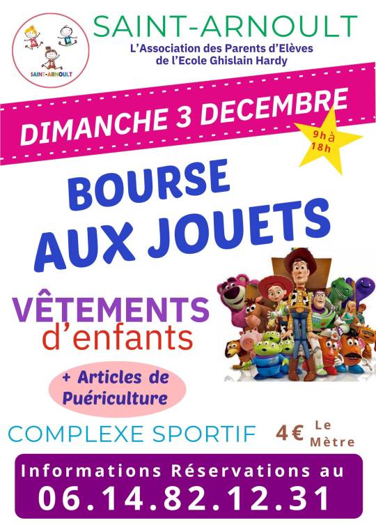 Saint-arnoult - Bourse aux jouets & vêtements enfants