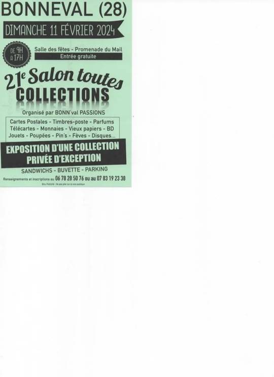 Bonneval - Salon toutes collections